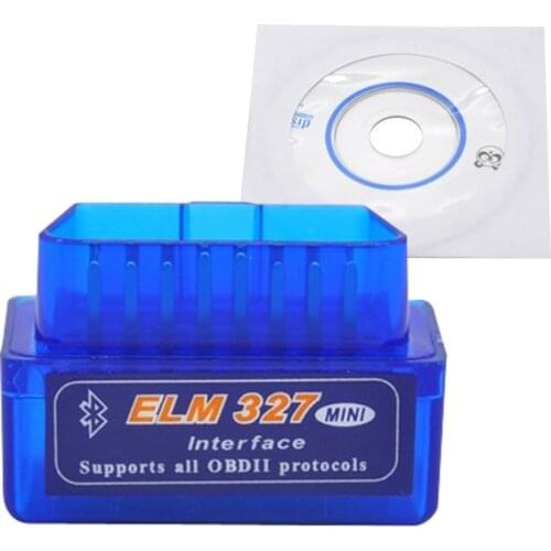Super mini Bluetooth ELM327 Bluetooth OBD2 Vehicle Testing Instrument Works On Android Torque ELM327