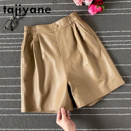 Tajiyane Women's Leather Shorts