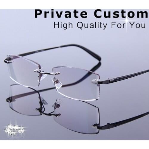 High-grade Reading Glasses Frames For Men Prescription Glasses Myopic/Presbyopic Spectacle Computer Eye Glasses For Multi-focus