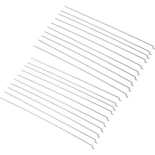 10PCS Z type D1.2mm push rod steel wire push pull rod pushrod for rc aircraft airplane pull push connecting rod