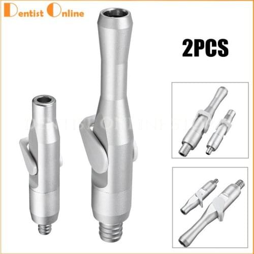 2pcs/set Aluminum Dental Saliva Ejector Suction Valves Universal Strong Weak SE/HVE Tip Adaptor Autoclavable Dental Equipment