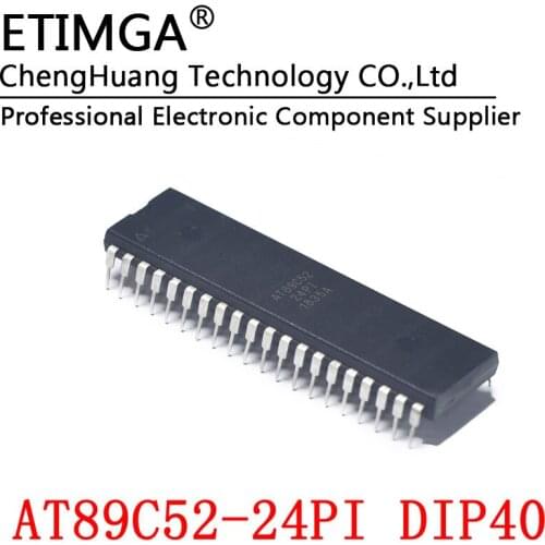 5pcs/lot AT89C52-24PC AT89C52-24PI AT89C52-24PU DIP-40