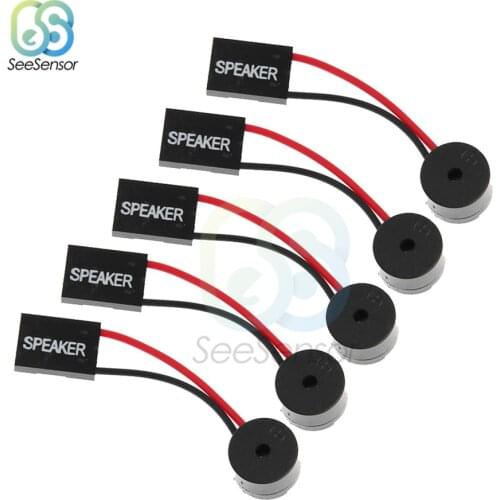 5Pcs Mini Plug Speaker For PC Interanal BIOS Computer Motherboard Mini Onboard Case Buzzer Board Beep Alarm