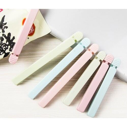 5S and 5L/set Plastic Bag Sealer Snack Fresh Food Storage Bag Clips Kitchen Tool accessories Mini Vacuum Sealing