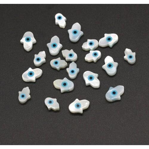 AAA Fashion Hot Sale Natural Freshwater Palm Shape Shell Charms Loose Beads for Jewelry Making Bracelet DIY Necklace Accessorie