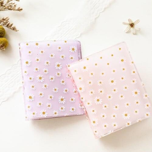 72 Pockets Book Album for Instax PVC 3/4/5/6 Inch Album Daisy Printing 3 inch Photo paper Mini Films Transparent Photo Album