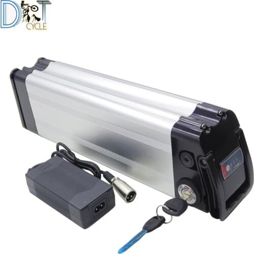Free shipping replacement battery 250W 500W 36V 10Ah 36V 15Ah 36V 20Ah silver fish battery Li-ion rechargeable battery pack