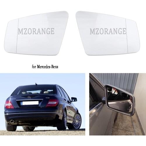 Heated Side Mirror Glass for Mercedes-Benz W204 W212 W221 2010-2013 Car Exterior Door Wing Rear View Rearview Mirror Glass