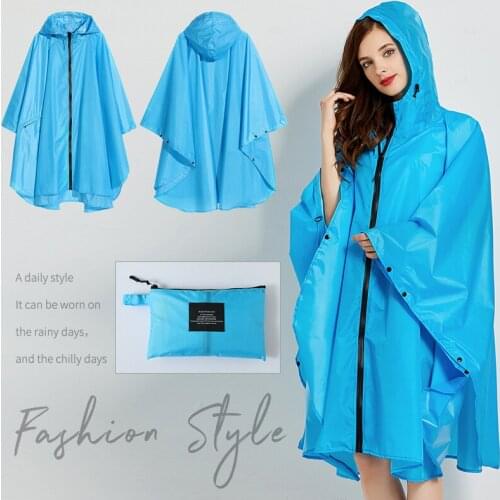 Big Size Women Breathable Raincoat Lightweight Rain Coat Poncho Ladies Waterproof Cloak Raincoats Adults Windproof Rainwear