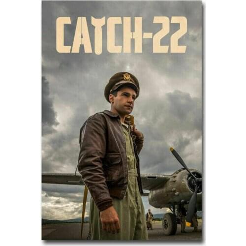 Catch 22 George Clooney 2019 Pilot TV Series Silk Fabric Wall Poster Art Decor Sticker Bright