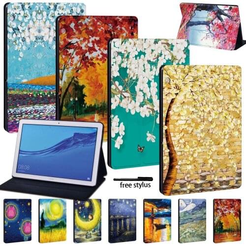 Tablet Case for Huawei MediaPad T3 8.0 //T5 10/T3 10/ M5 Lite 10.1/M5 10.8 Shockproof Anti-Fall Protection Case +Stylus