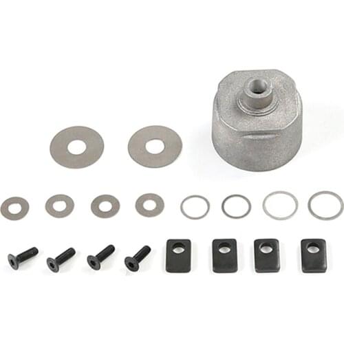 FBIL-Differential Gear Shells Kit Fit for 1/8 HPI Racing Savage XL FLUX Rovan TORLAND Brushless Truck Parts