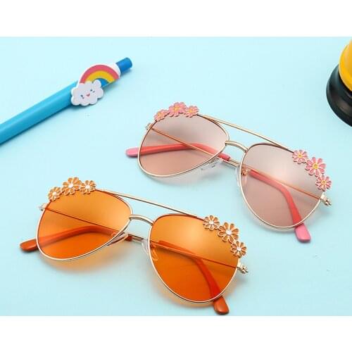 FOCUSNORM 5 Colors Summer Infant Baby Girls Boys Sunglasses Vintage Tinted Sunglasses For 2-9Years