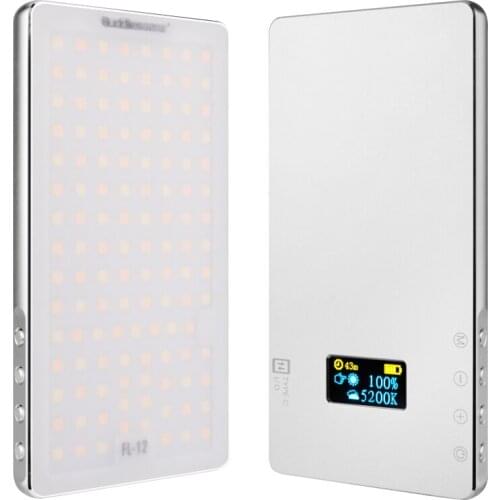 FL-12 Video Light LED lighting 112 fill Selfie CRI95 light 3300K-5600K for Youtube or whatapp studio light DSLR camera