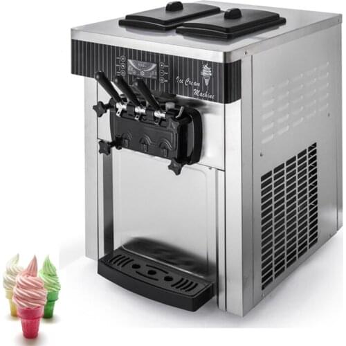 Commercial Soft Serve Ice Cream Makers Electric Sweet Cone Vending Machine Small Desktop Ice Cream Machine 110V 220V