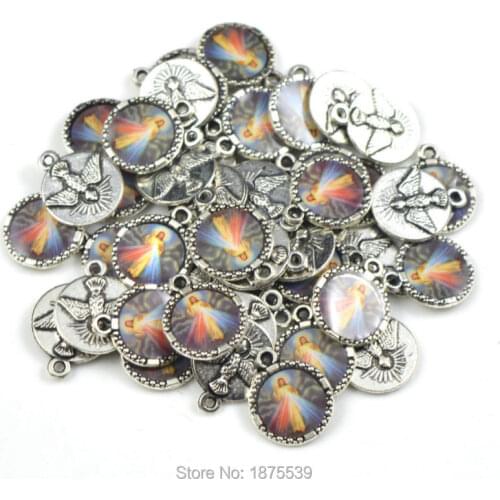 Jesus mercyful fashion catholic small metal pendant classic charm