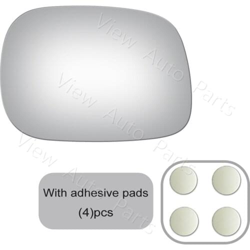 New Mirror Glass + Adhesive for 02-08 Dodge Ram Pickup Truck Passenger Right Side