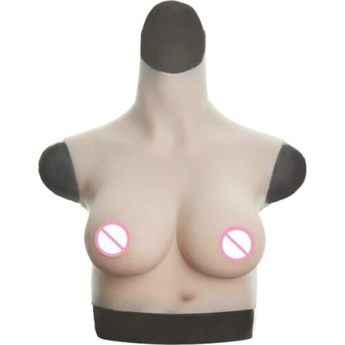 Realistic Silicone Breast Shemale Forms False Boobs Artificial Adhesive Breastplate Mastectomy Prosthesis for Crossdresser fake