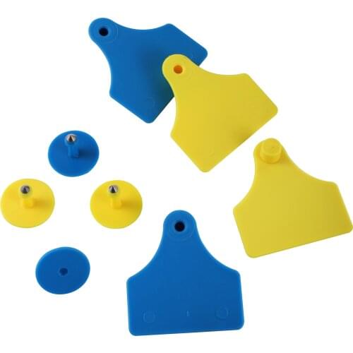 Pig Cattle Sheep Animal Identification Ear Tag No Word Calf Ear Tag TPU Material Livestock DIY Dedicated Animal Ear Tag 65x60mm