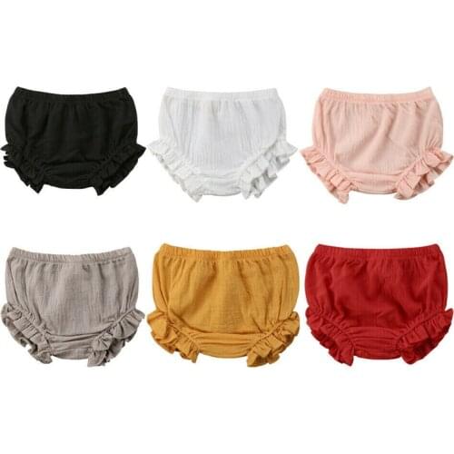 PP Bloomers Panties Solid Cute Child Toddler Baby Boy Girl Kids Shorts Bottoms