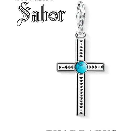 Vintage Cross Pendant Charm For Women Men Minimalist silver plated Gift Fit Bracelet Necklaces Beginnings Gift thomas