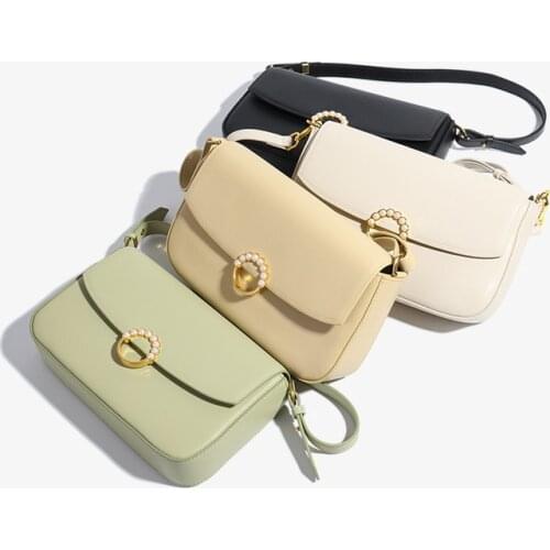 Purses and Handbags Luxury Designer Genuine Leather Saddle Bags for Women 2021 Shoulder Width Strap Mini Crossbody Bag