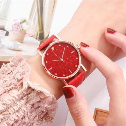 Round Dials Women Wristwatch Dress Clock Orologio Da Donna Luxury Watches Quartz Watch Stainless Steel Dial Casual Bracele Watch