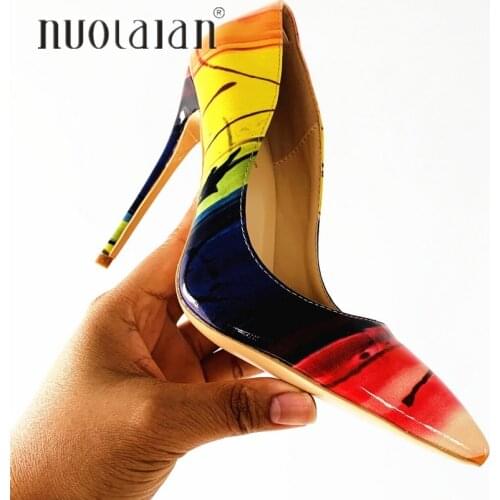 Stilettos Womens Shoes High Heels 12cm/10cm/8cm High Heel Shoes Pumps Women Heels Sexy Pointed Toe Wedding Shoes For Woman