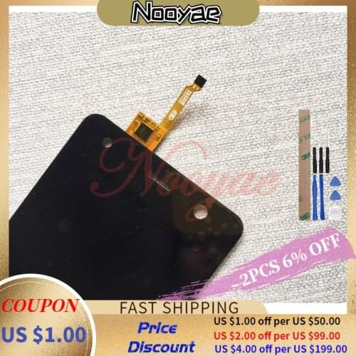 100% Tested Black LCD Full Assembly For BQ BQ-5009L Trend LCD Display Screen With Touch Screen Digitizer +tracking