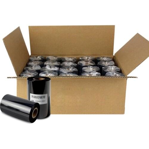 300m Wax/Resin Ribbon for Thermal Printer 50*300 60*300 70*300 80*300 90*300 100*300 110*300 Mixture Ribbon