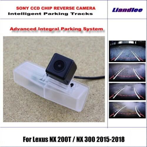 Car Intelligentized Reverse Parking Camera For Lexus NX 200T/300 2015 2016 2017 2018 Rear View CAM Dynamic Guidance Tracks CAM