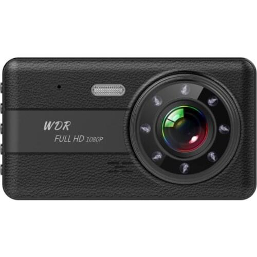 1080P 4.0 Inch Car DVR Touch Video Recorder Dual Lens Camera G-sensor Dash Cam видеорегистратор xiaomi видеонаблюдение dashcam