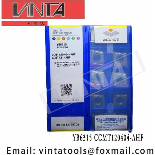 Free shipping high quality 10pcs/lots YB6315 YB9320 CCMT120404-AHF cnc carbide turning inserts