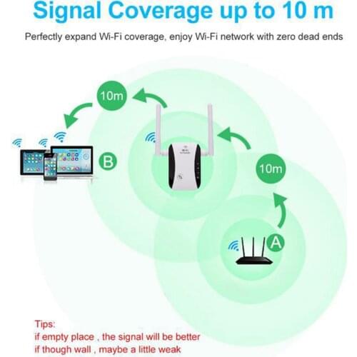 Wireless Wifi Signal Extender Booster 802.11 Wifi Repeater Universal WiFi Amplifier Eu Plug