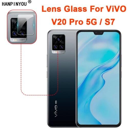 For ViVO V20 Pro 5G / S7 6.44" Clear Ultra Slim Back Camera Lens Protector Rear Camera Lens Cover Tempered Glass Protection Film