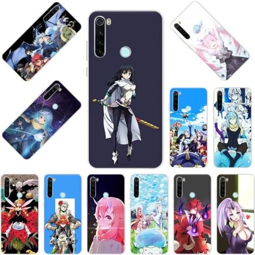 Anime That Time I Got Reincarnated as a Slime Phone Case For Xiaomi Redmi 8 9 9A 9C 7a 6A K20 K40 9T Note 10 9 8T 7 Pro 9s Cover
