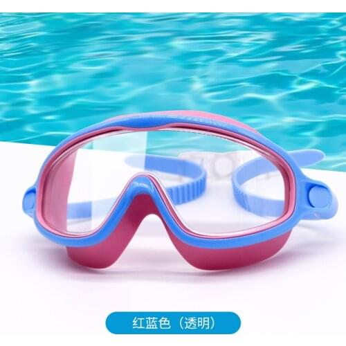 Childrens swimming goggles with large frame waterproof and silicone swimming goggles floating diving goggles swim goggles