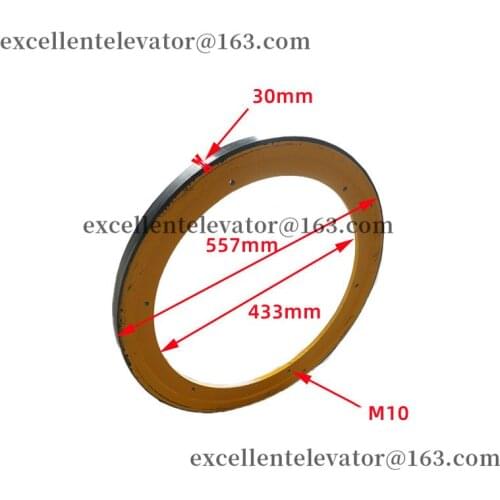 Escalator Friction Wheel 557*433*30 M10 Use for XIZIOTIS 1 Pack=1 Piece