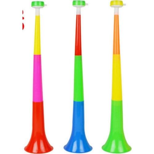 Soccer Horn Rave Loud Whistle Party Favors Cheerleader Cheering Scalable Horns Sports Games Music concert Cheer props gift