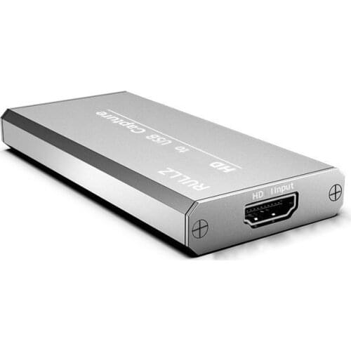 4K Video USB Capture Card HDMI-compatible Video Grabber Record Box for PS4 Game DVD Camcorder Camera Recording PC Live Streaming