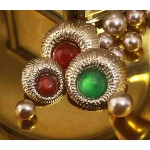 Water drill Button Jacket Set Diamond crystal button original package gift box