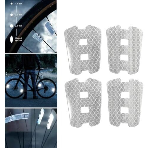 4pcs Rolling Parts with Style Performance Reflector for Car