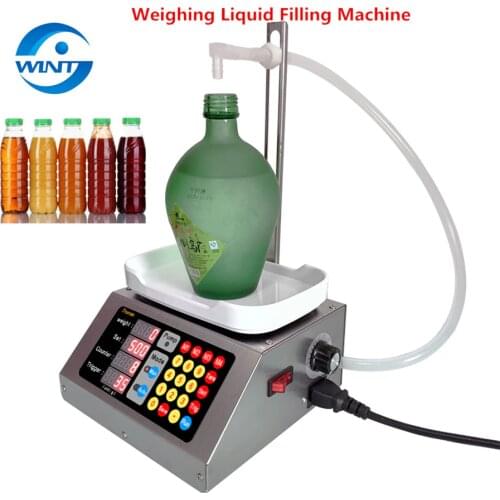 Weighing System Pump Bottle Liquid FIlling Machine 5-6000ml CNC LCD For E-Liquid Juice Water Milk Scales Quantitative Dispenser