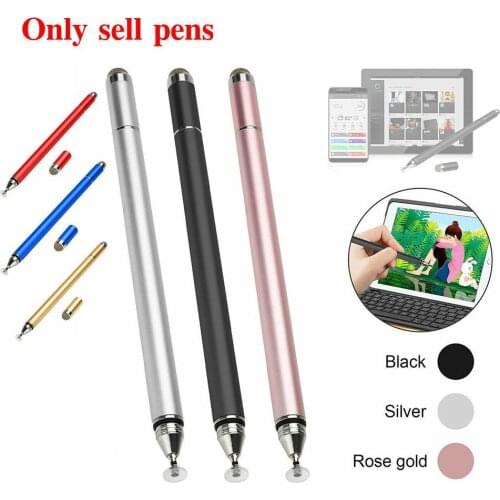 1PC Stylus Pen For Smartphones 2 in 1 Touch Pen for Samsung Xiaomi Tablet Screen Pen Thin Drawing Pencil Thick Capacity Pen