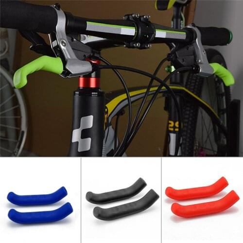 MTB Bicycle Brake Handle Lever Covers Silicone Brake Sleeve Mountain Type Anti-Skid Brake Lever Protection Cover