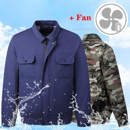 Summer Smart USB Fan Outdoor Cooling Jacket Men Hiking Vest Fast Cooling Outerwear Fishing Cycling Breathable Coat M-4XL