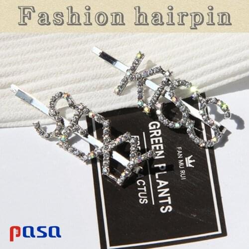 1PC Pearl Metal Hairclips Women Hair Clip Hairpin Girls Hairpins Barrette Hairgrip Bobby Pin Hair Accessories Free Shipping