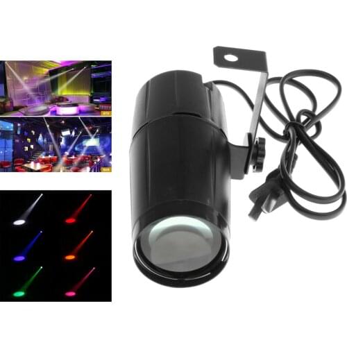 1pcs Mini LED Stage Lighting Spotlight-Beam Pinspot Light DJ Disco Party Wedding