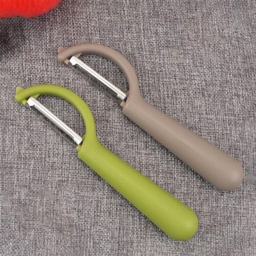 Round Handle for Household Vegetable Peeler 2Colors Paring Knife 1Pcs Melon Fruit Planer Kitchen Accessories Multifunction