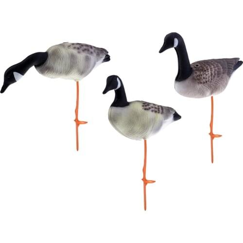 3Pcs Full Body Goose Hunting Decoys Shooting Decoys Lawn Ornaments Decors 3 Models